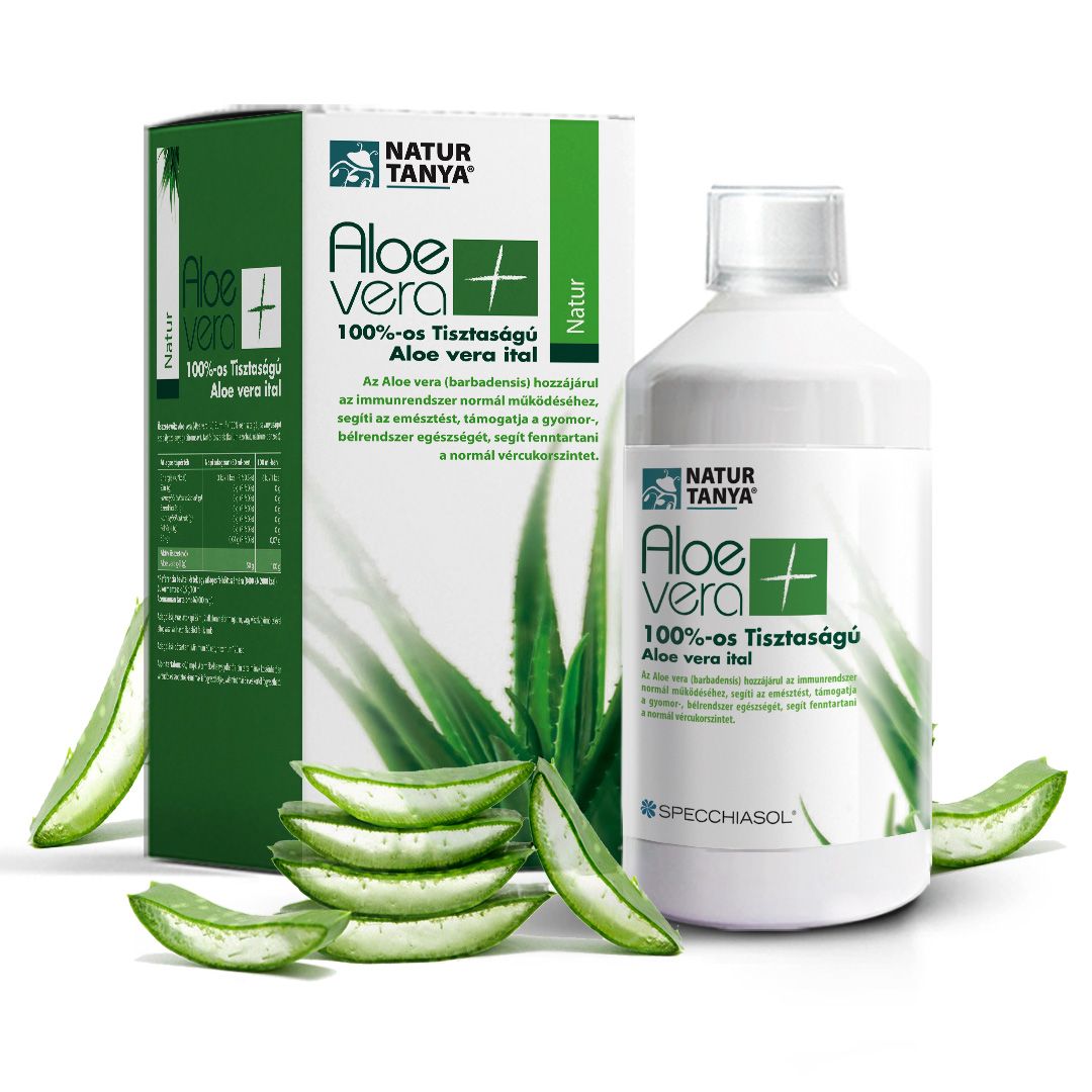 Image of Natur Tanya® ALOE VERA ITAL NATUR – Független, akkreditált laborral igazolt acemannán tartalommal...