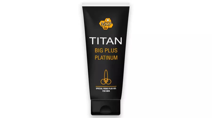 TITAN BIG PLUS PLATINUM - pénisznövelő gél 