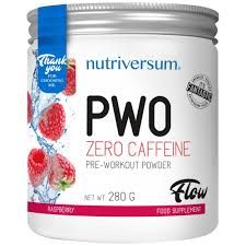 NUTRIVERSUM PWO Zero Caffeine - Edzés előtti koffin mentes formula