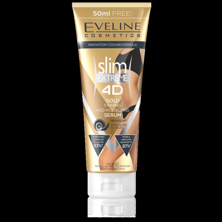 SLIM EXTREME 4D GOLD feszesítő, formázó , zsírszövetcsökkentő szérum 250ml